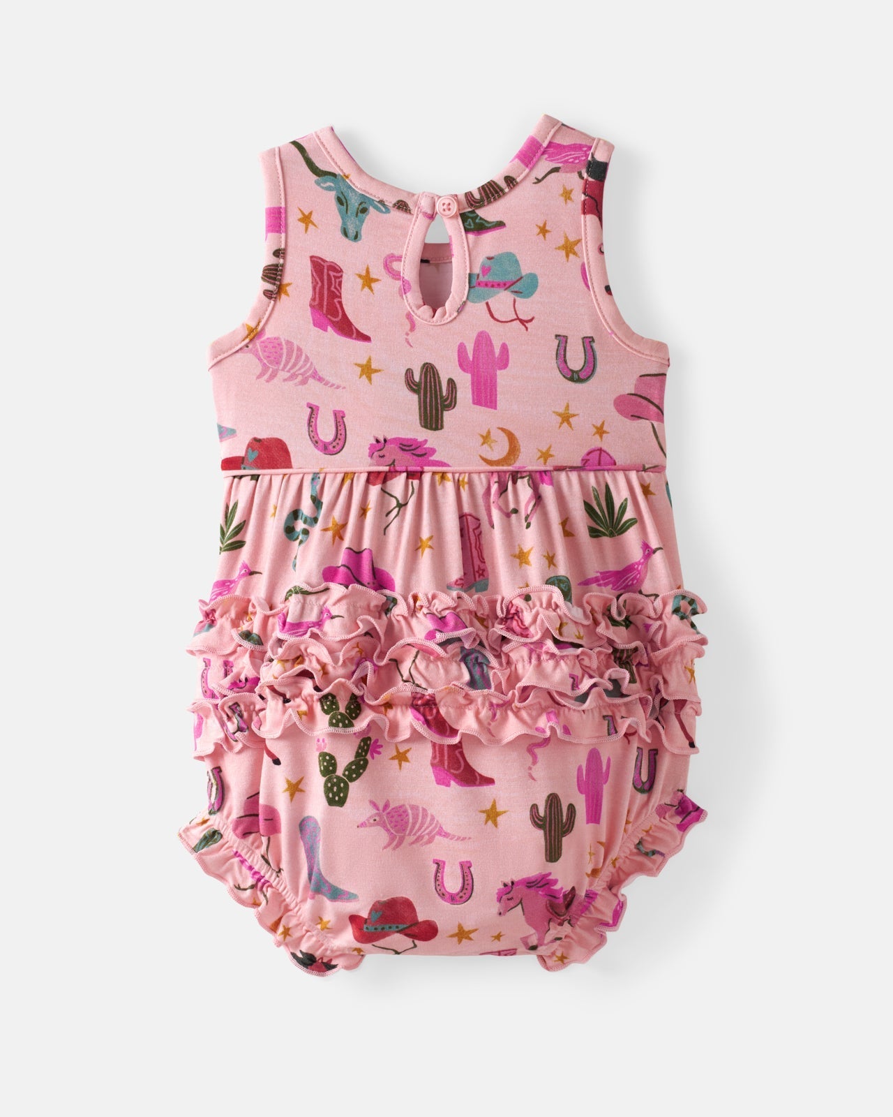 Pink Rancher Roundup Bubble Romper