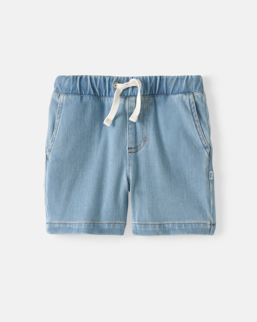 Light Denim Chino Shorts