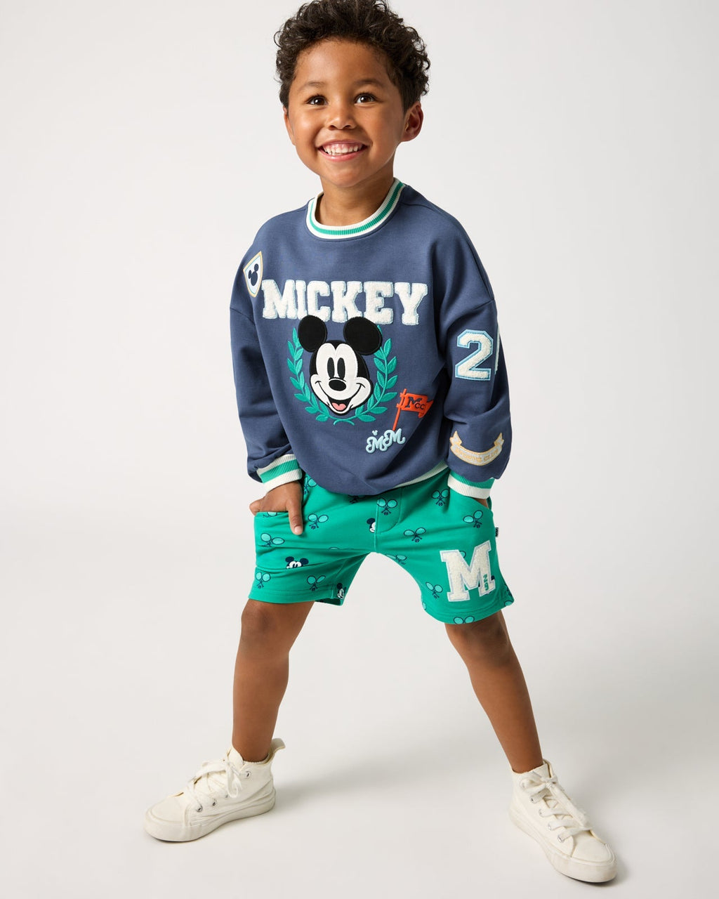 Disney Mickey Mouse Racket Rally Drawstring Shorts