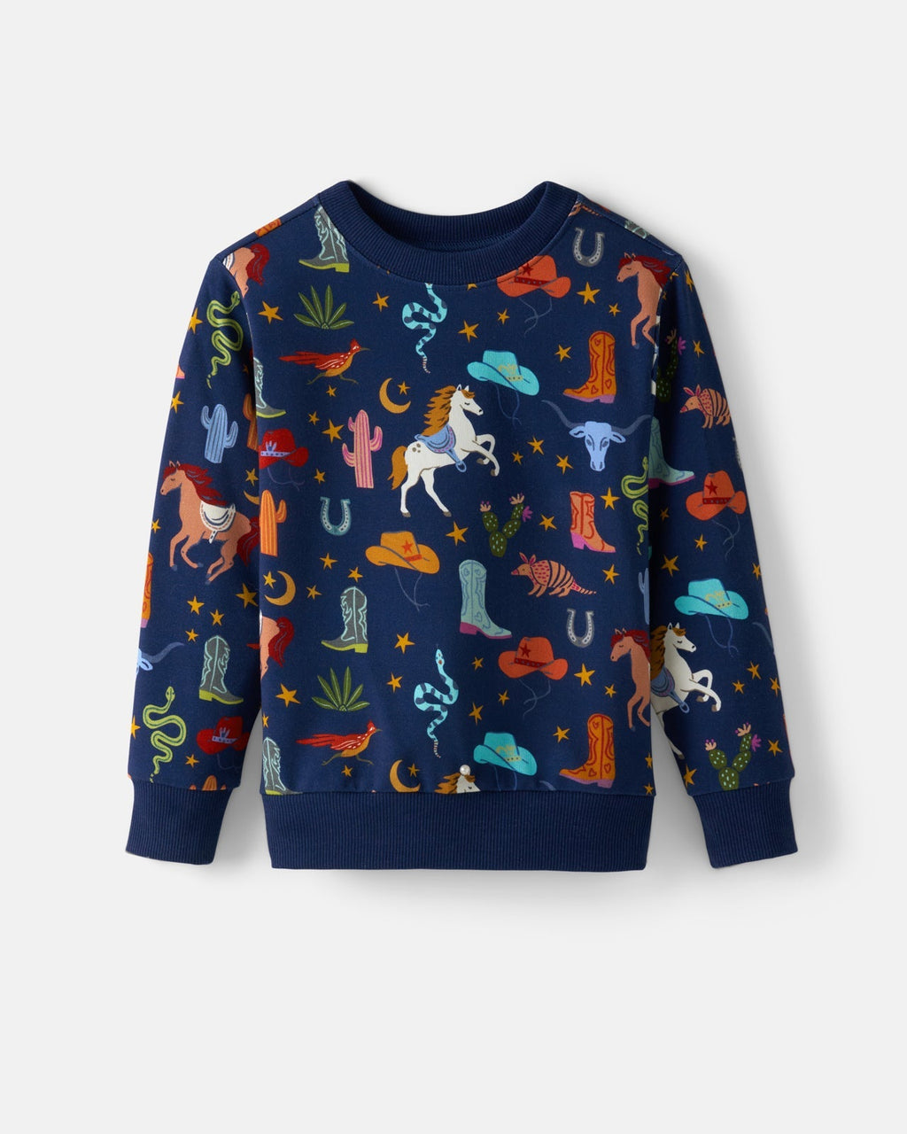Blue Rancher Roundup Crewneck Sweatshirt