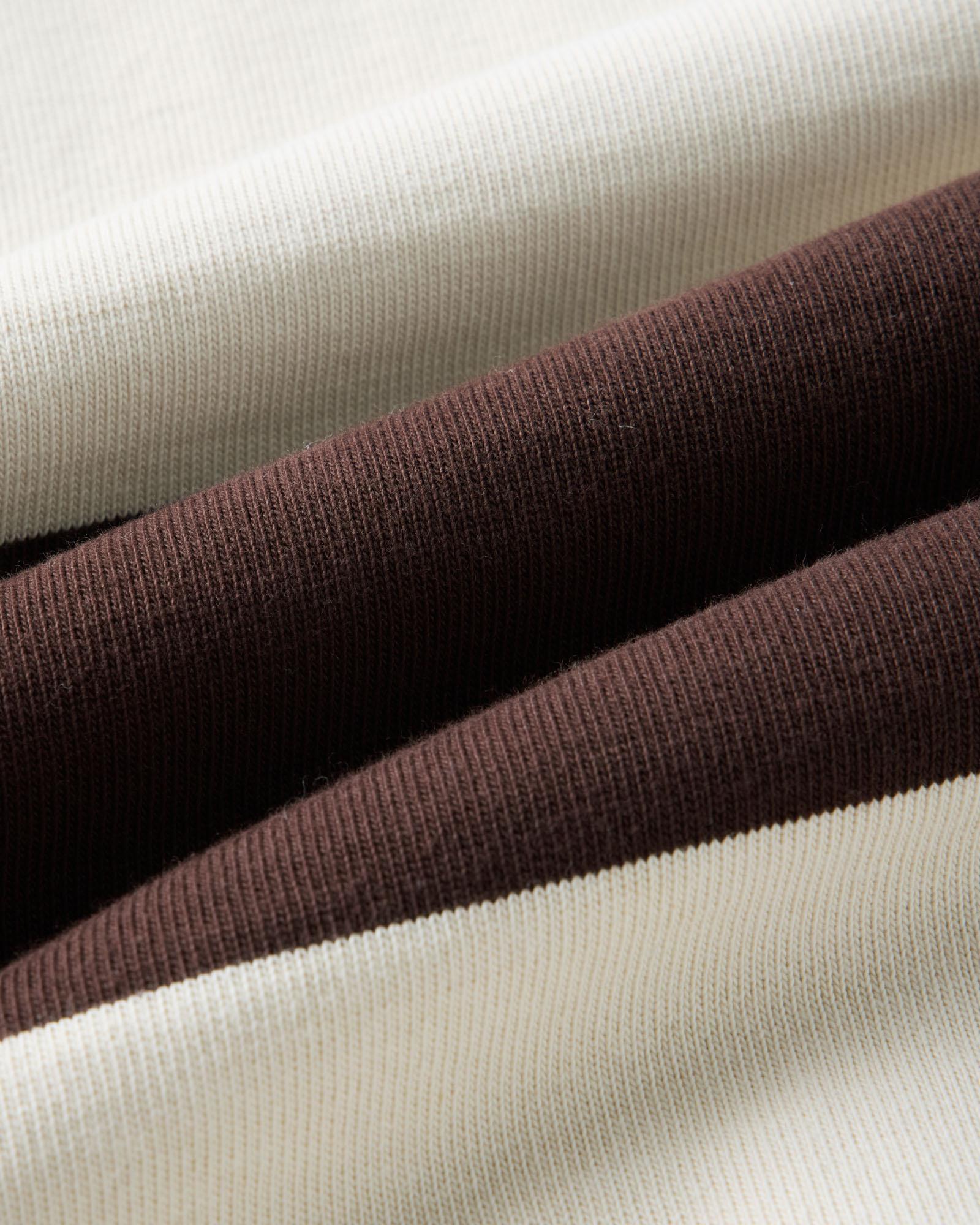 The Short Sleeve Rugby Shirt in Port Stripe