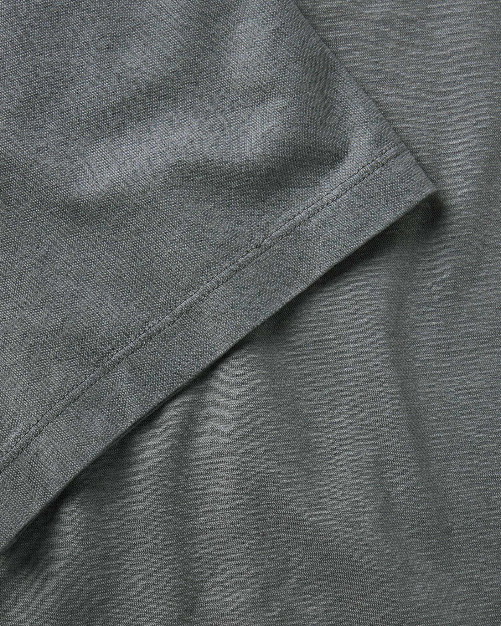 The Cotton Hemp Polo in Faded Black