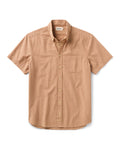 The Short Sleeve Jack in Brick Check Seersucker