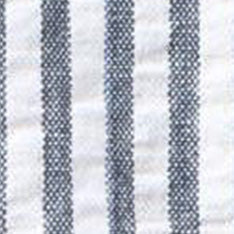The Short Sleeve Jack in Steel Blue Stripe Seersucker