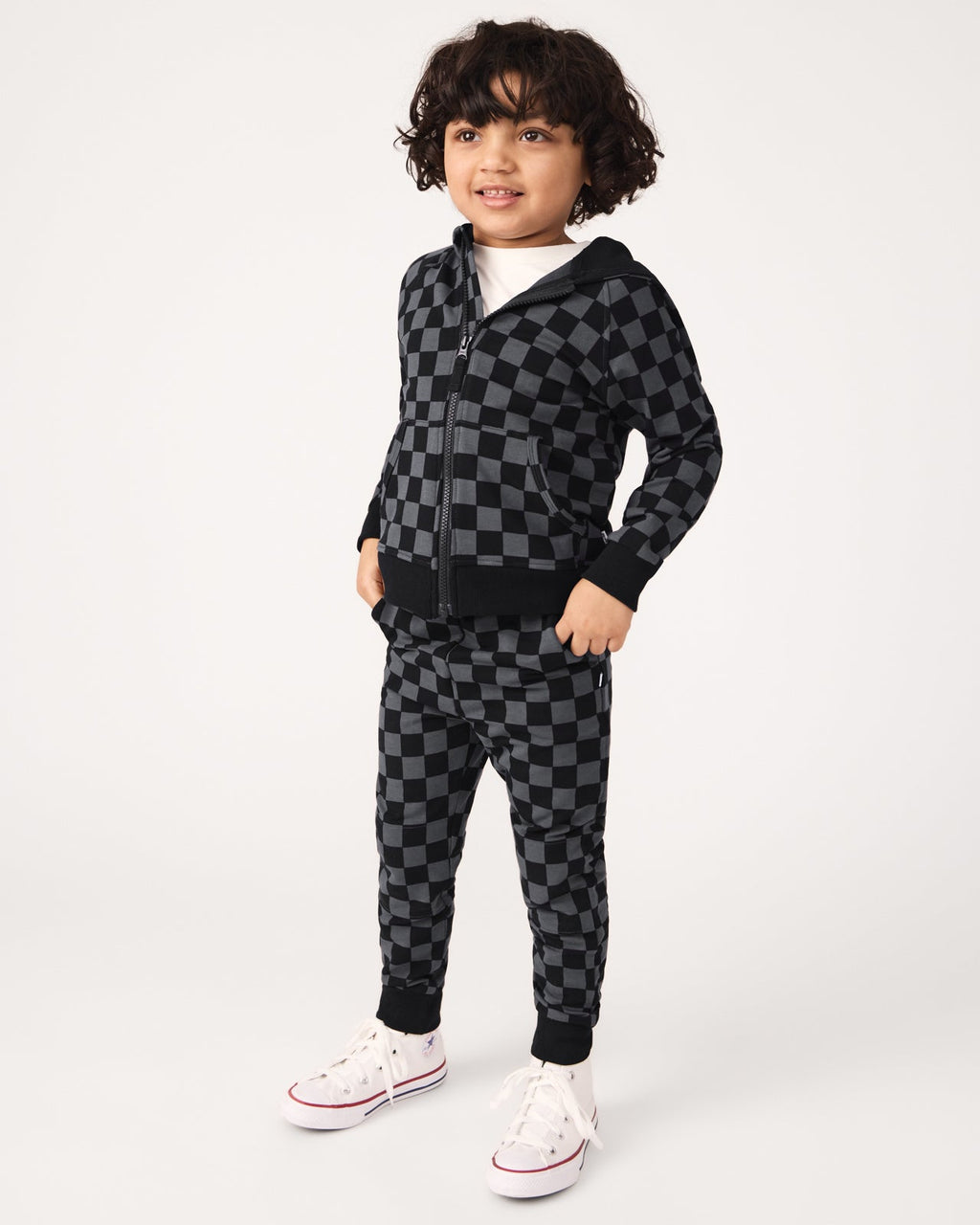 Monochrome Checks Jogger