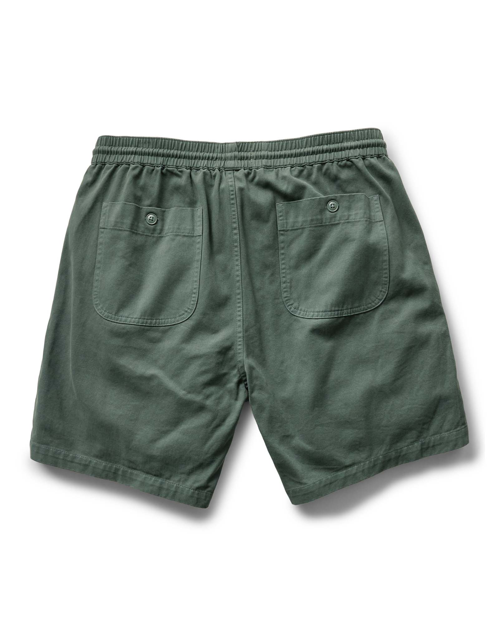 The Apres Short in Organic Deep Sea Foundation Twill