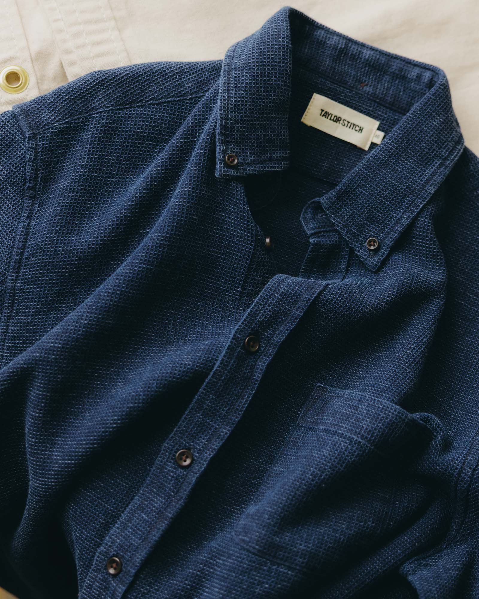 The Jack in Rinsed Indigo Waffle