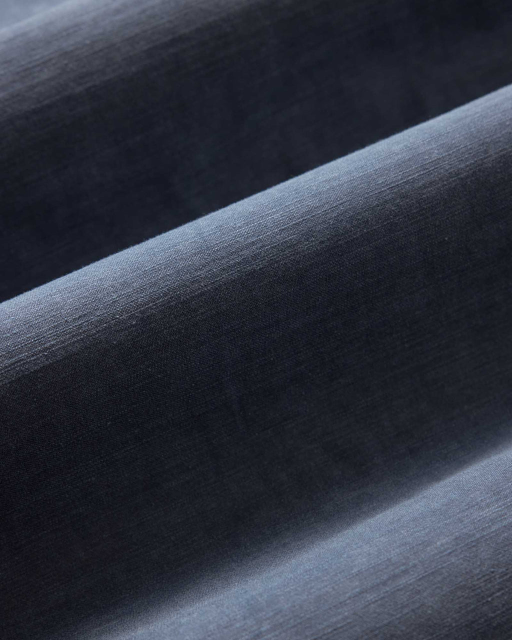 The Short Sleeve Surplus Shirt in Navy Reverse Sateen