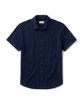 The Short Sleeve California in Rinsed Indigo Slub