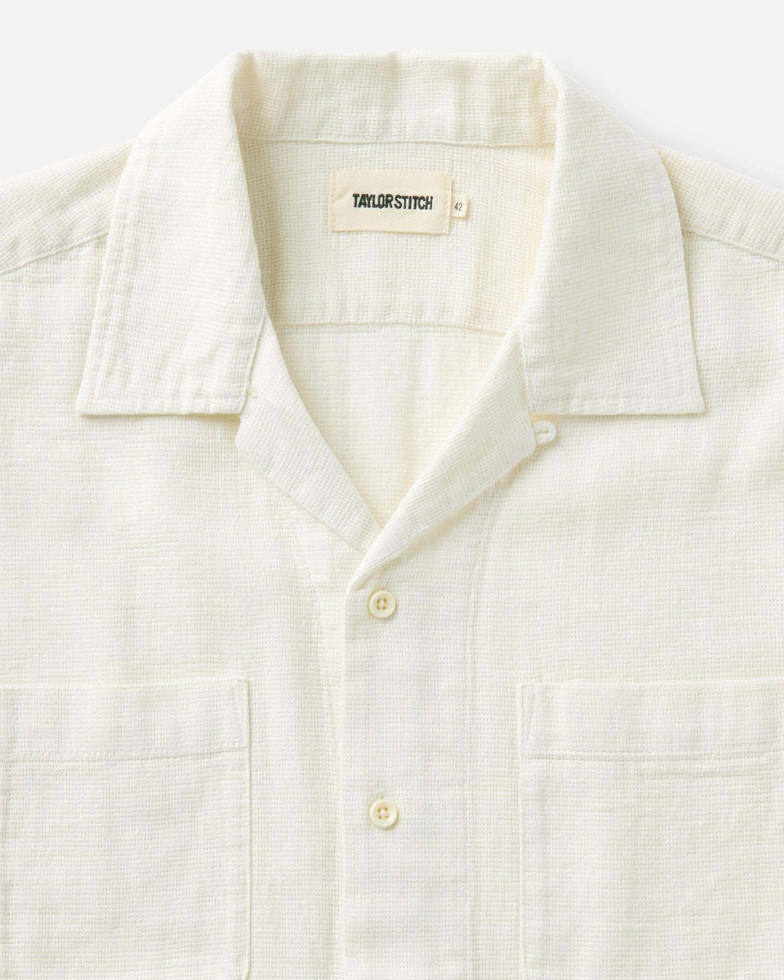 The Conrad Shirt in Vintage White Linen