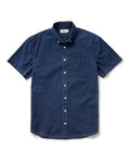 The Short Sleeve Jack in Rinsed Indigo Oxford