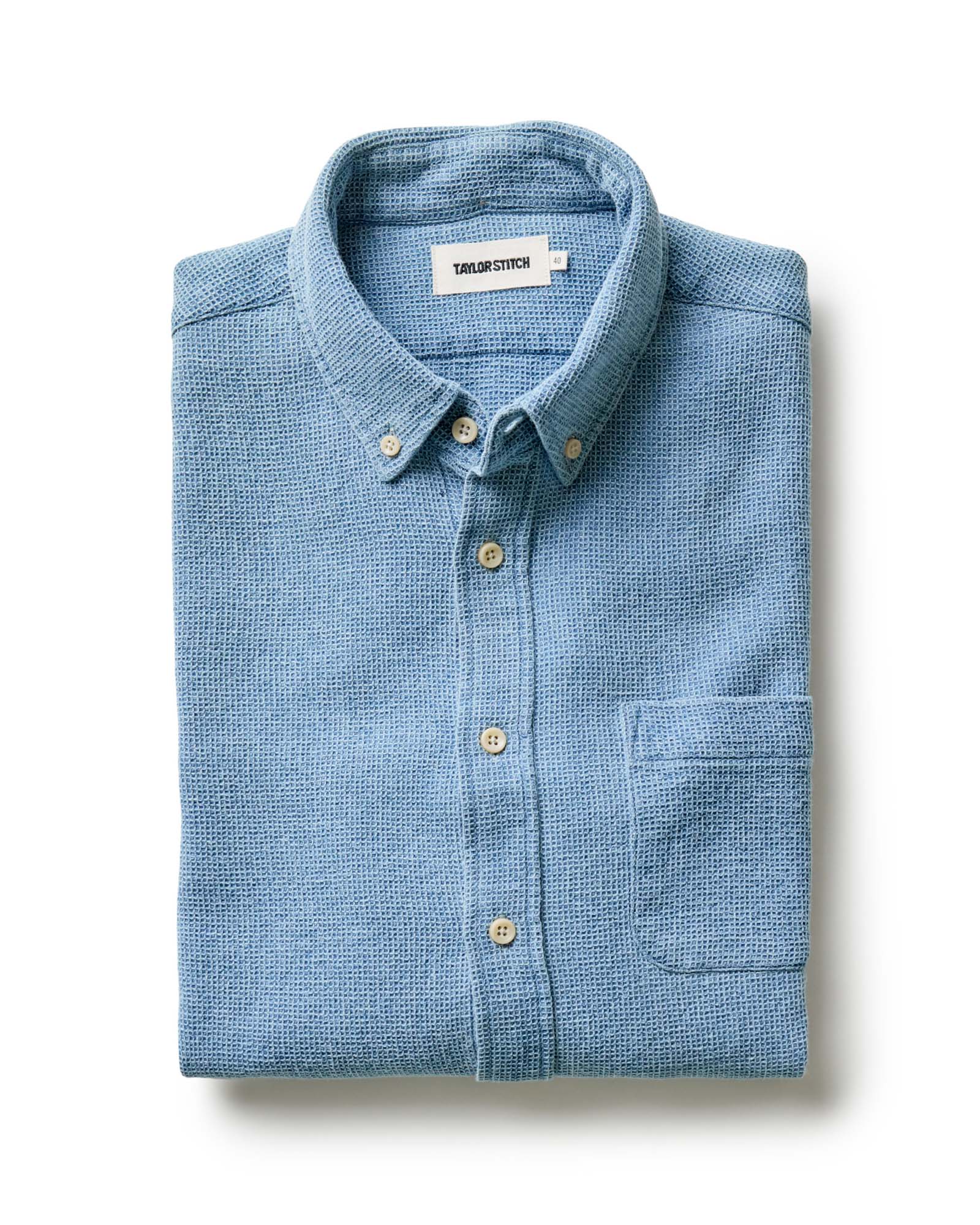 The Jack in Washed Indigo Waffle