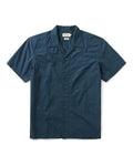 The Davis Shirt in Navy Floral Embroidery