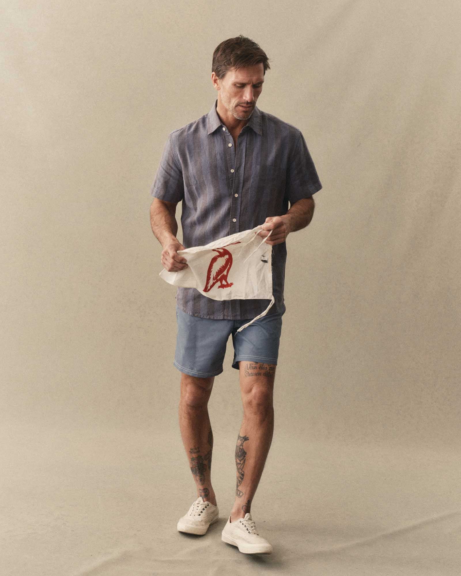 The Drift Board Short in Bluefin