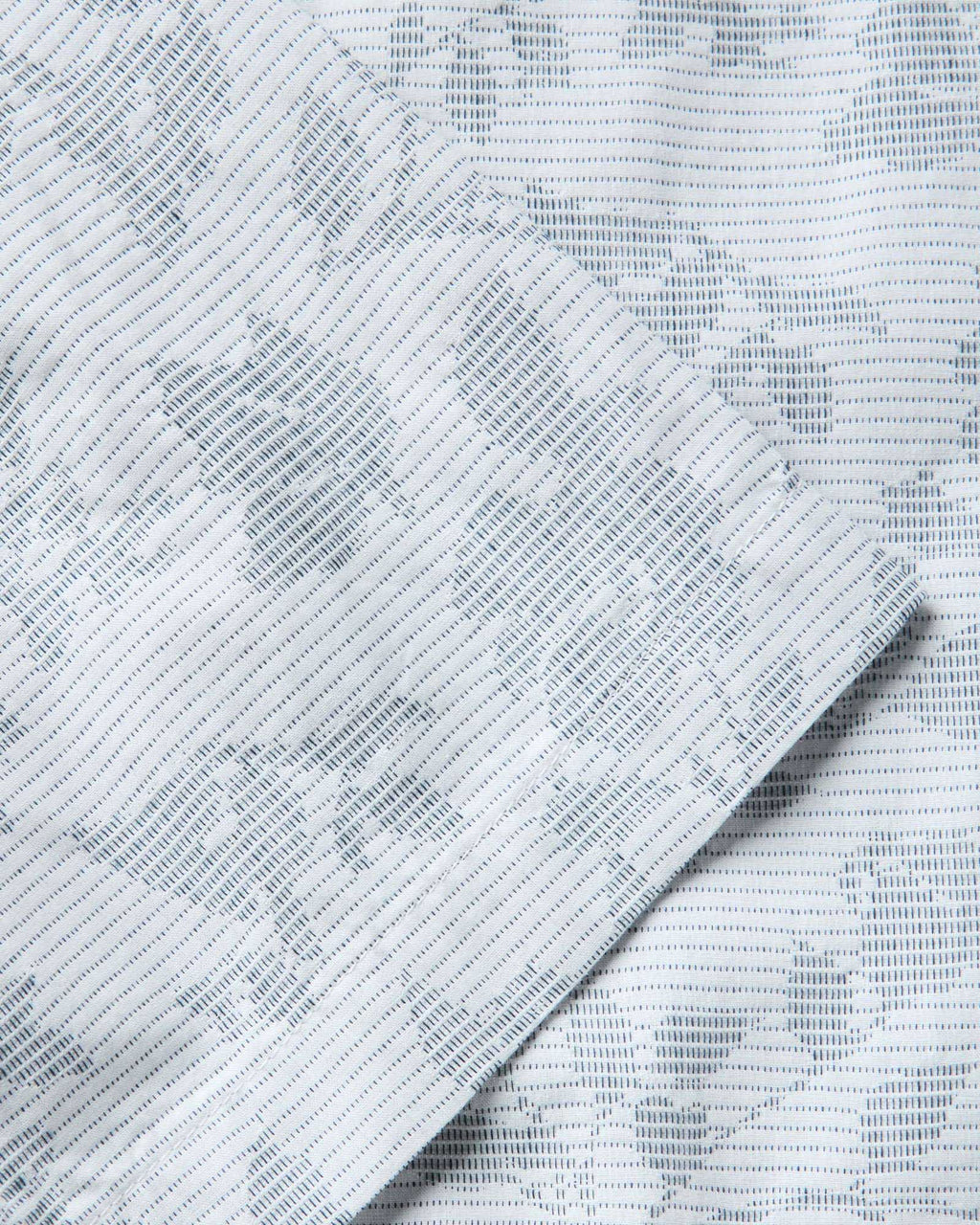 The Hawthorne Shirt in Sky Blue Floral Jacquard