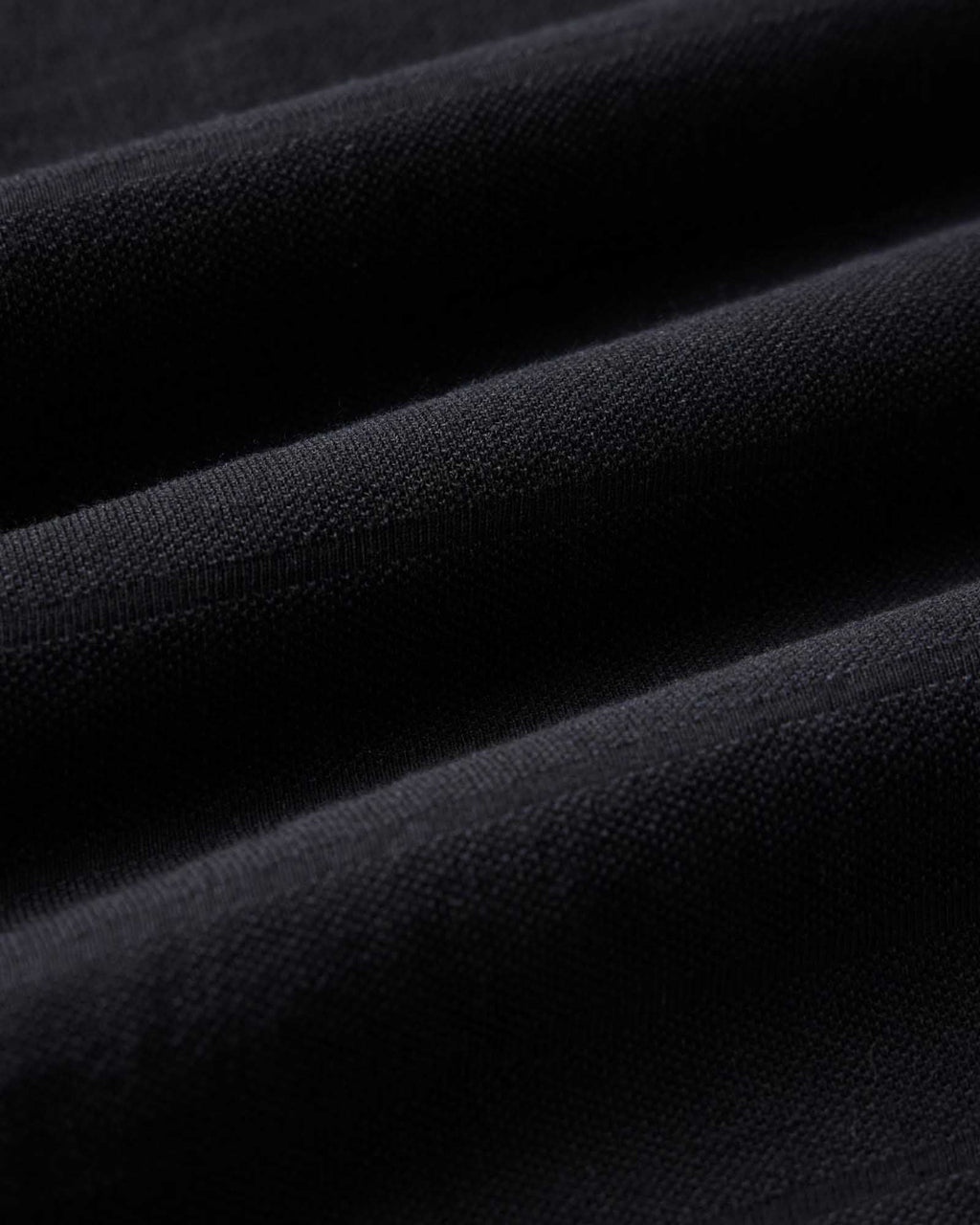 The Pacific Polo in Black Indigo Pique Stripe