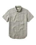 The Short Sleeve Jack in Sage Linen
