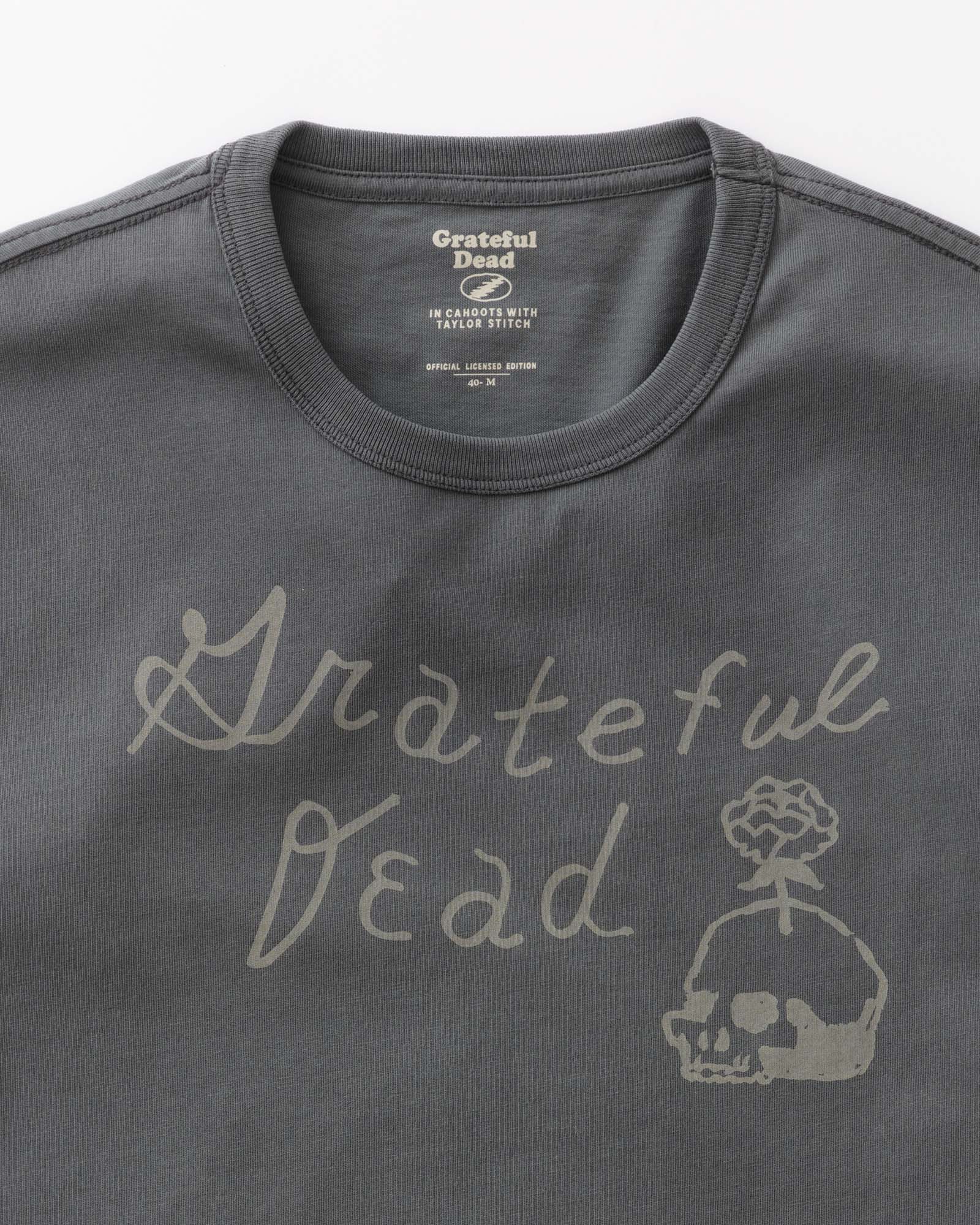 The Organic Cotton Tee in Dead Script