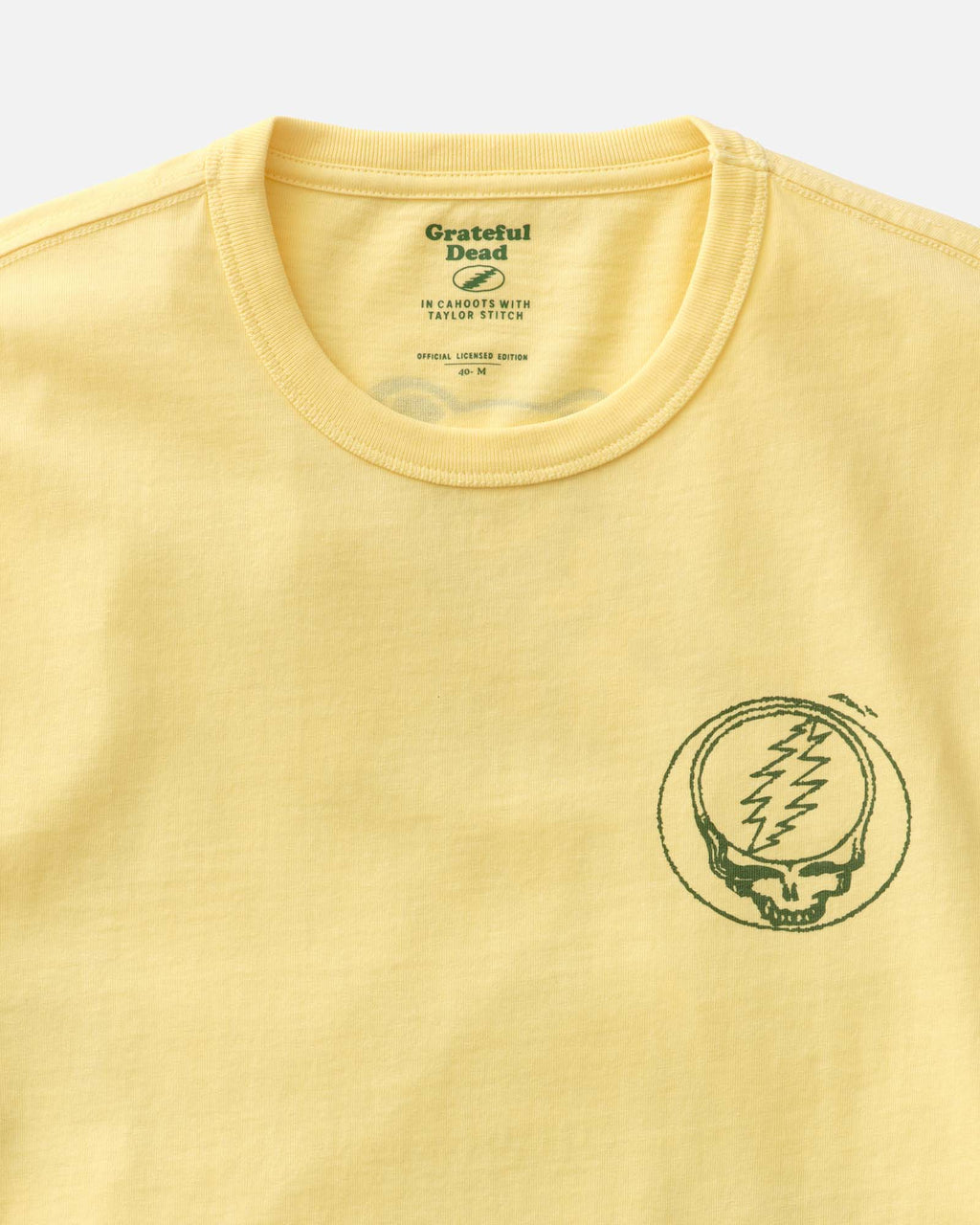 The Organic Cotton Tee in Lemon Stamp