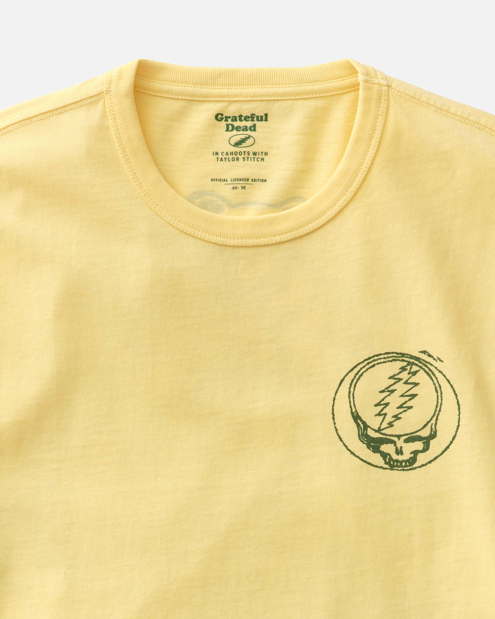 The Organic Cotton Tee in Lemon Stamp