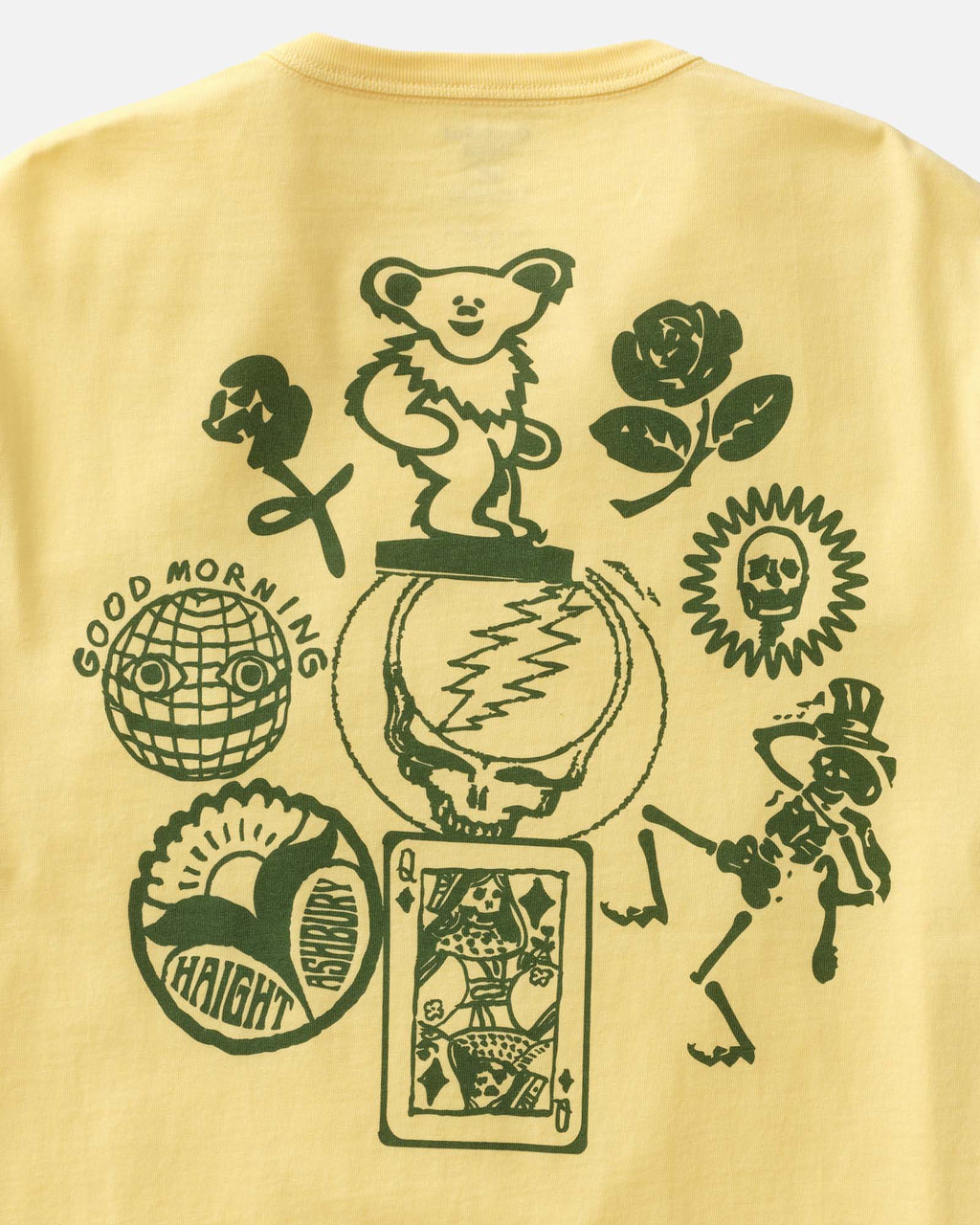 The Organic Cotton Tee in Lemon Stamp