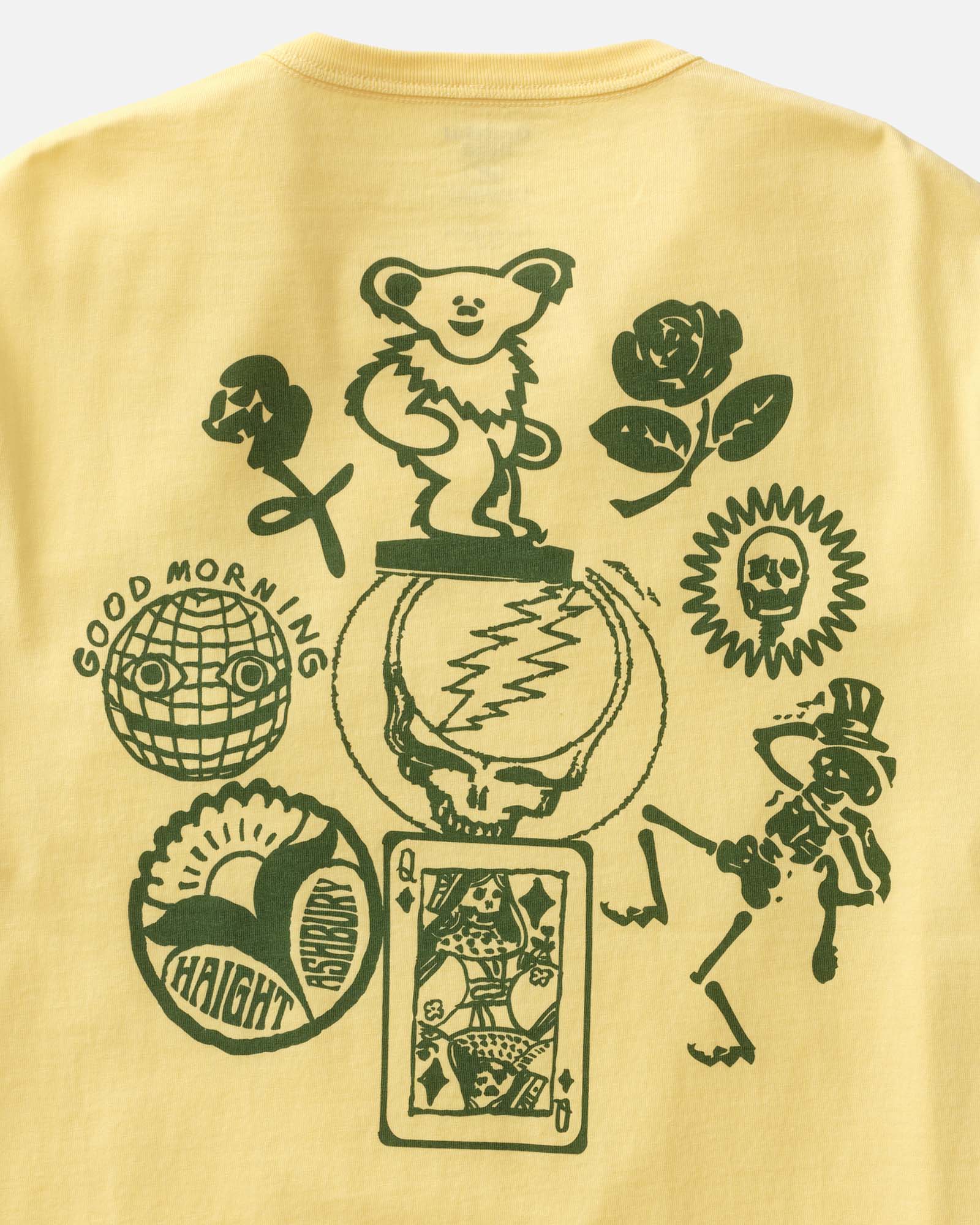 The Organic Cotton Tee in Lemon Stamp