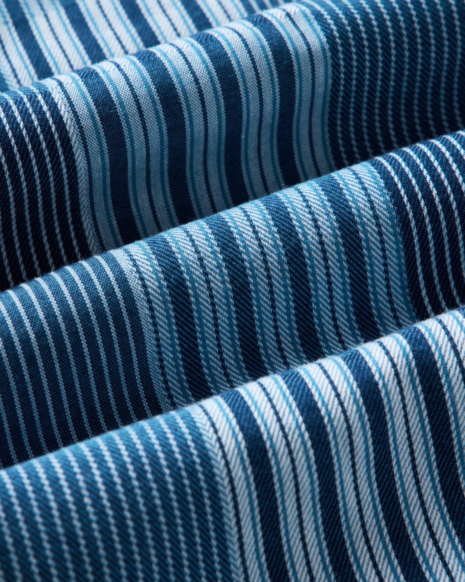 The Hawthorne Shirt in Indigo Patchwork