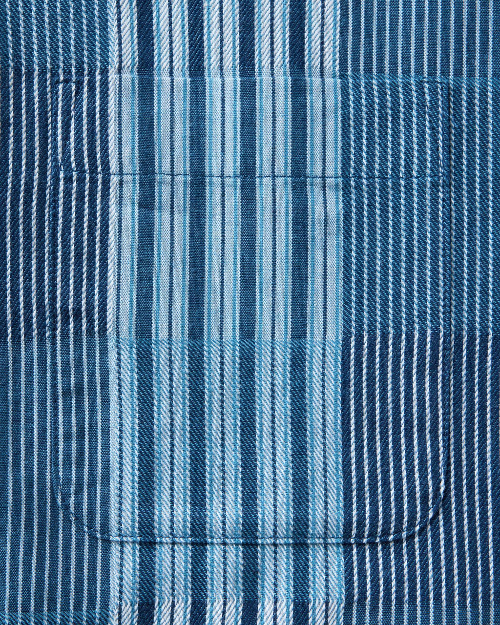The Hawthorne Shirt in Indigo Patchwork