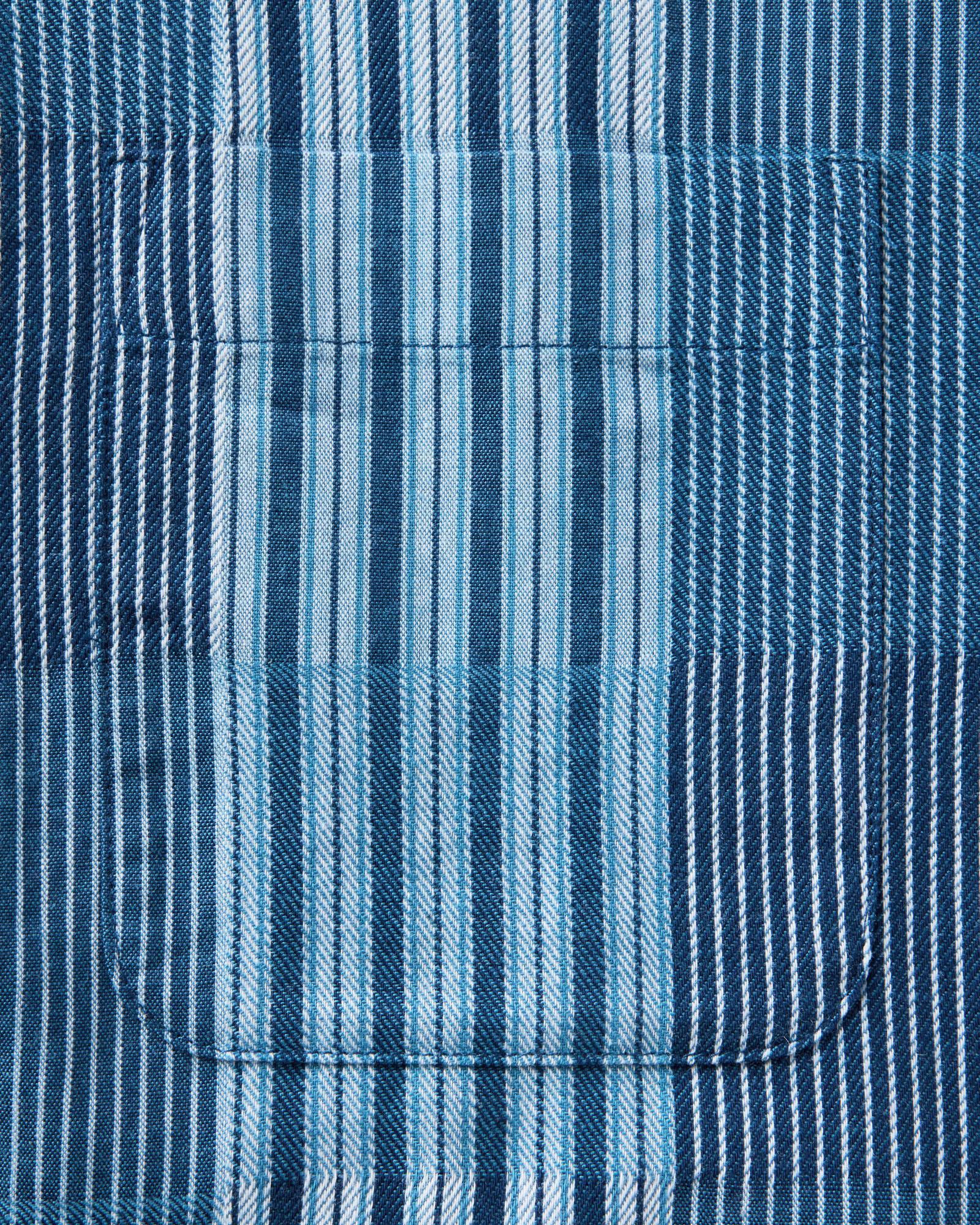 The Hawthorne Shirt in Indigo Patchwork