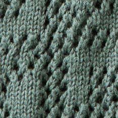 The Monterey Sweater Polo in Deep Sea Geo Crochet
