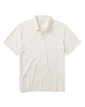 The Cotton Hemp Polo in Vintage White