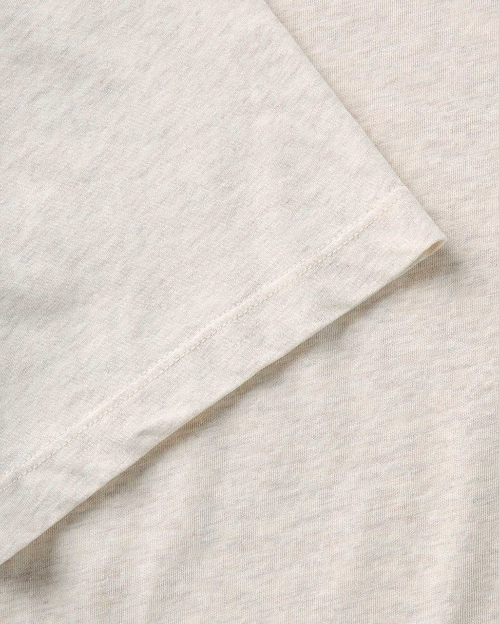 The Cotton Hemp Tee in Heather Oat