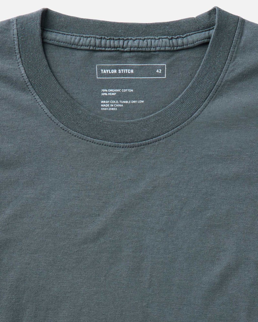 The Cotton Hemp Tee in Navy