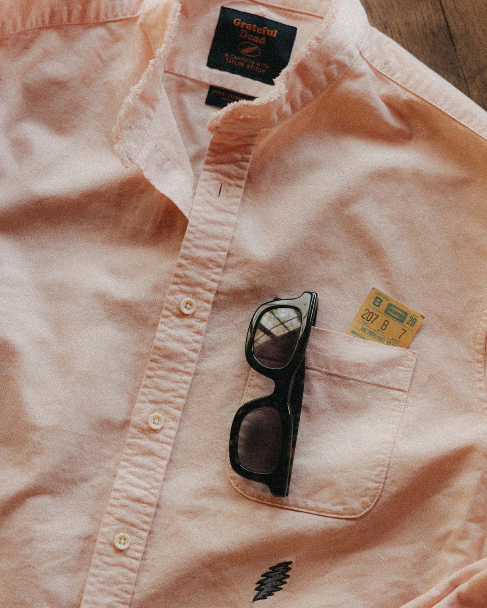 The Stageworn Jack in Pale Rose Oxford