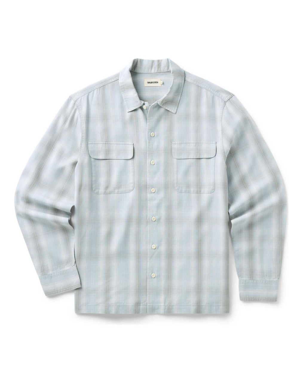 The Shore Shirt in Fog Check Lyocell