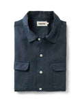 The Shore Shirt in Navy Lyocell