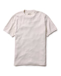 The Organic Cotton Short Sleeve Crew in Vintage White Waffle