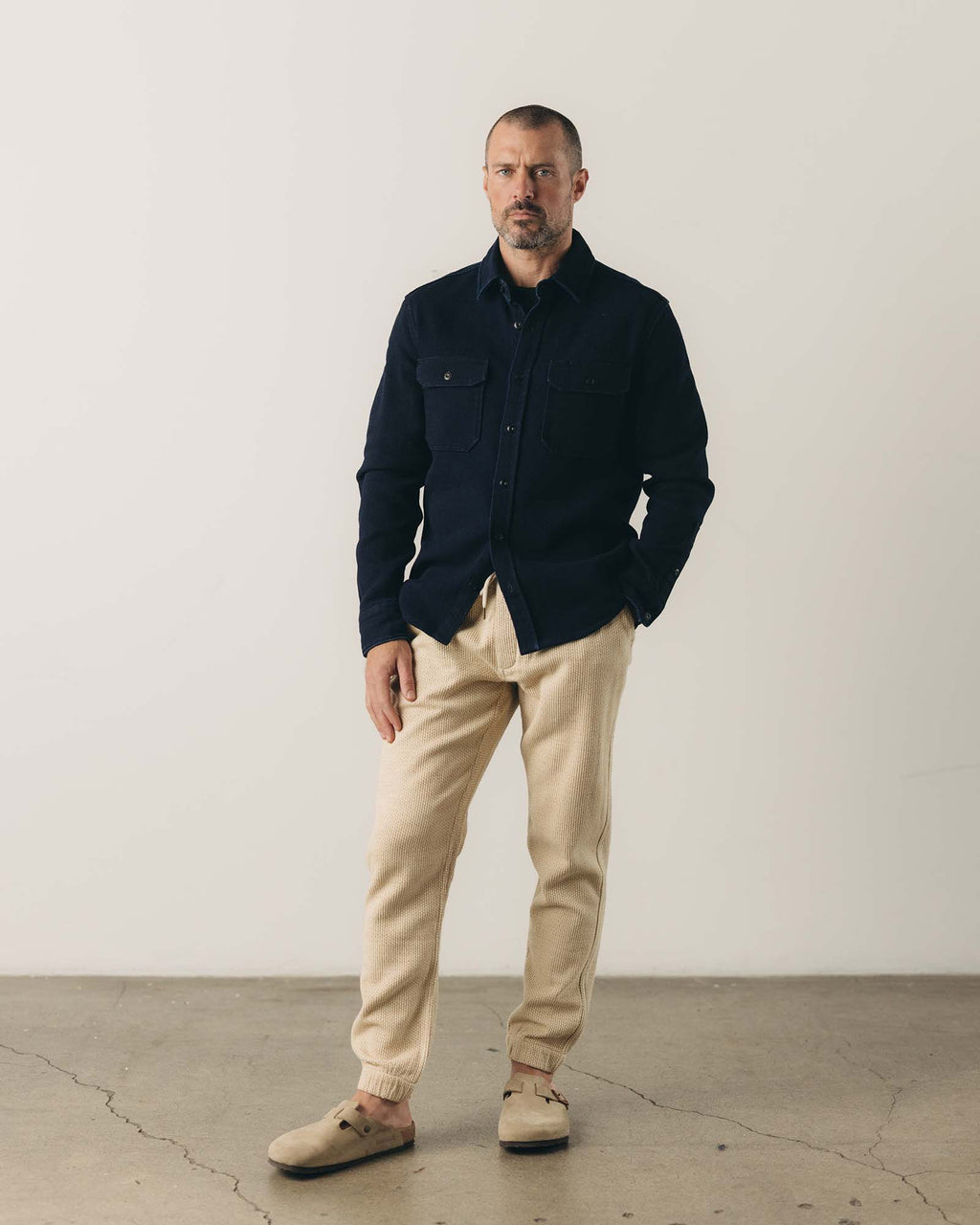 The Division Shirt in Rinsed Indigo